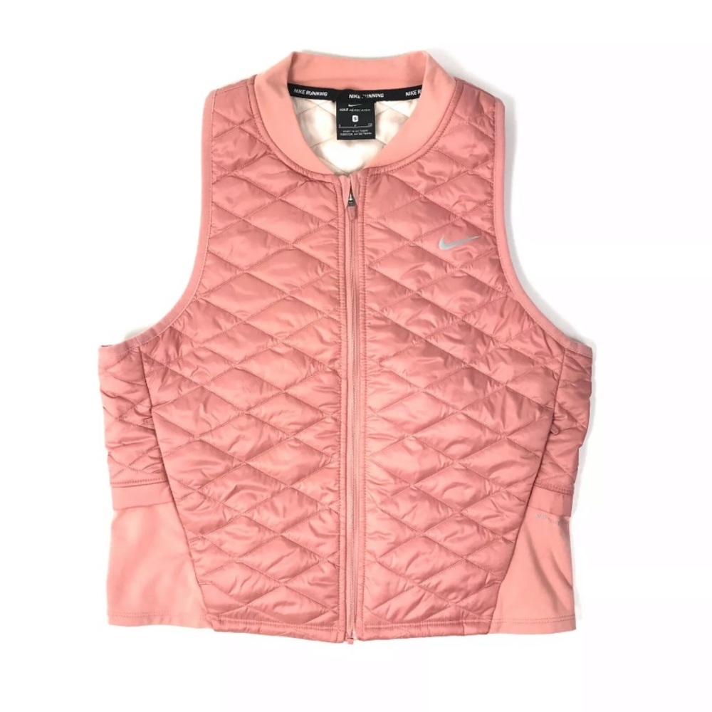 Nike AeroLayer Pink Packable Running Vest
